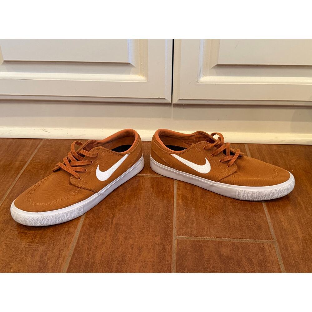 Nike SB Zoom Stefan Janoski Canvas RM Shoes Cider (Brown) White hoes Mens Sz 7.5 - Picture 8 of 11